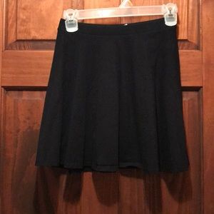 Black skater skirt